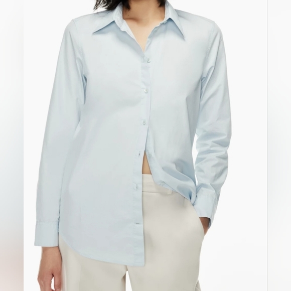 BNWT Aritzia Babaton Essential Classic Shirt - S - Black - Picture 1 of 6
